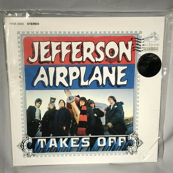 Jefferson Airplane Takes Off LP ~ Ltd Ed 180g Colored Vinyl (Blue) ~ Sealed! - Picture 2 of 3